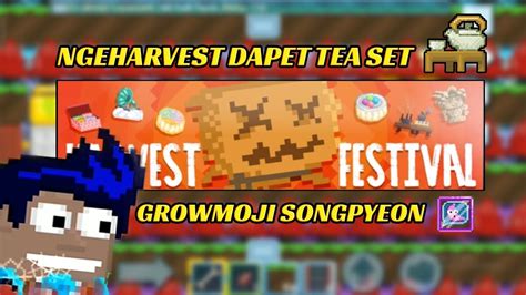 Ngeharvest Dapet Tea Set Growmoji Songpyeon Growtopia Youtube