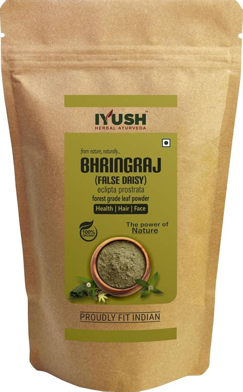 Iyush Herbal Ayurveda Bhringraj Powder For Hair Growth Kg Amazon