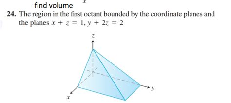 Answered Find Volume The Region In The First Bartleby