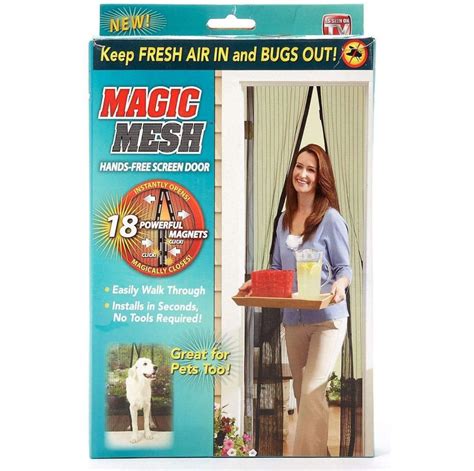 Magic Mesh Hands Free Magnetic Screen Door Leroy Merlin South Africa