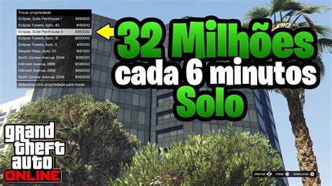 SAIUU 32 Milhões cada 6 minutos em Super Glitch de dinheiro solo no