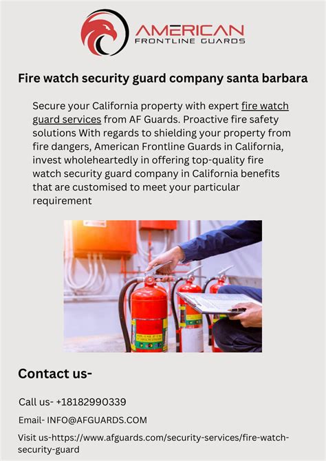 Ppt Fire Watch Security Guard Company Santa Barbara Powerpoint