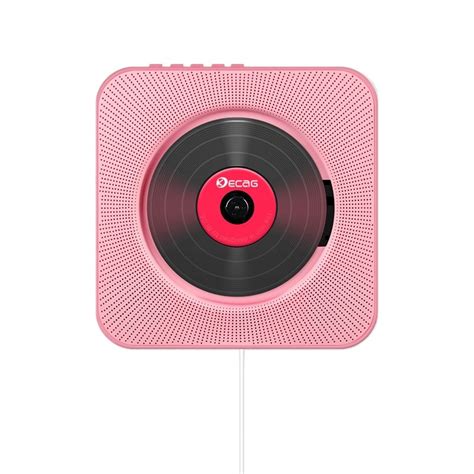 Kecag KC-808 6W Wall Mounted Bluetooth CD Player (Pink) – Alexnld.com