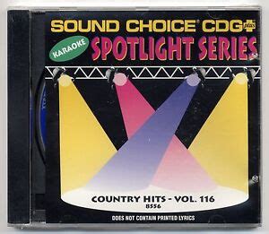 SOUND CHOICE KARAOKE SC-8556 COUNTRY HITS, NEW FACTORY SEALED SPOTLIGHT ...