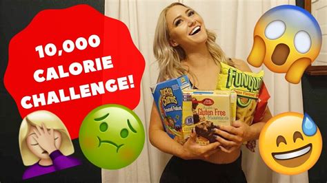 10000 Calorie Challenge Girl Vs Food Epic Cheat Day Youtube