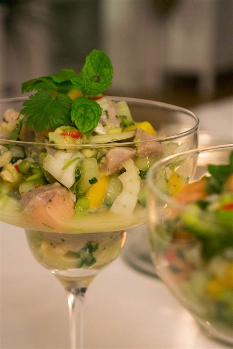 Ceviche Med Lax Tonfisk Och R Kor Sandracallermo Se