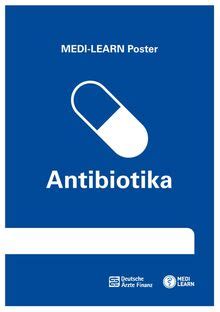 Antibiotika MEDI LEARN Poster Von Christian Meise