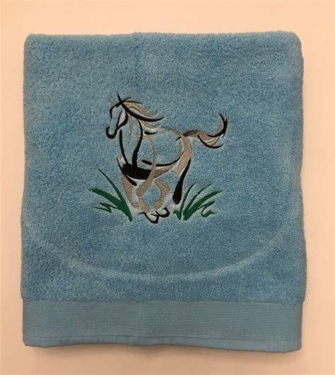 Drap De Bain Cheval Personnalis X