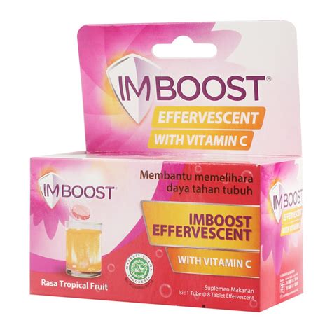 Jual Imboost Effervescent With Vitamin C Tube Tablet Rasa Jeruk