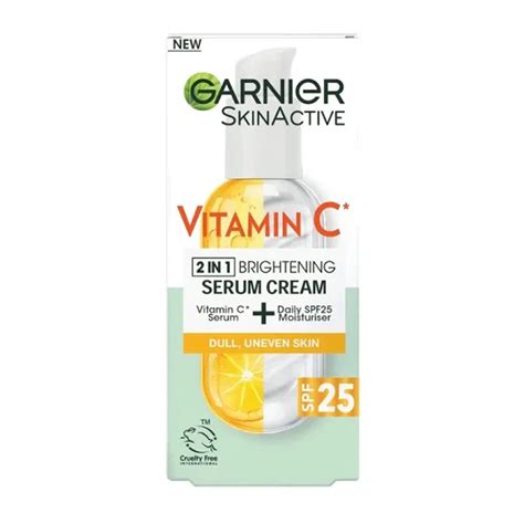 Garnier Skin Active Vitamin C 2 In 1 Spf 25 Brightening Serum Cream