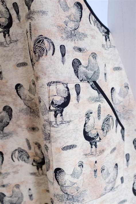 Rooster Apron For Women Chicken Apron Womens Apron Farm Etsy Womens