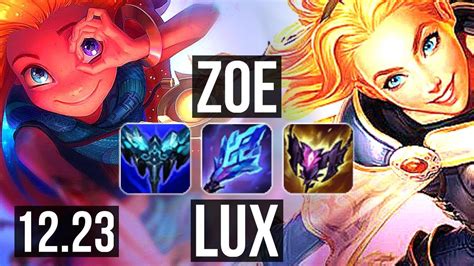 Zoe Jhin Vs Lux Cait Sup Games Kr Diamond