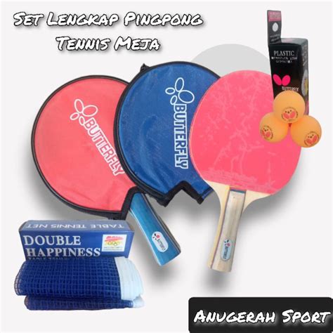 Jual COD Bet Bat Tenis Meja Butterfly Bola Pingpong Tenis Meja 3pcs