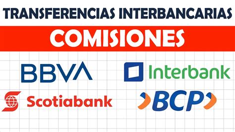 Transferir Dinero De Un Banco A Otro Comisiones BBVA BCP