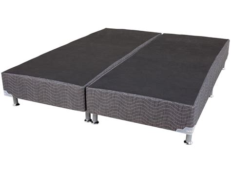 Base Cama Box Queen Size Ortobom Bipartido Cm De Altura Silver Slim