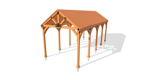 Customthick Timber Toledo Wood Pavilion 3d Model By Conceptual