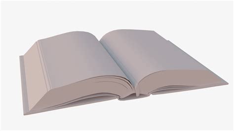 Open Book 3d Model Turbosquid 1561198