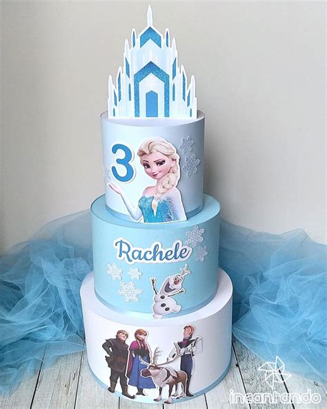 Torta Scenografica Tema Frozen Per Il Terzo Compleanno Di Rachele