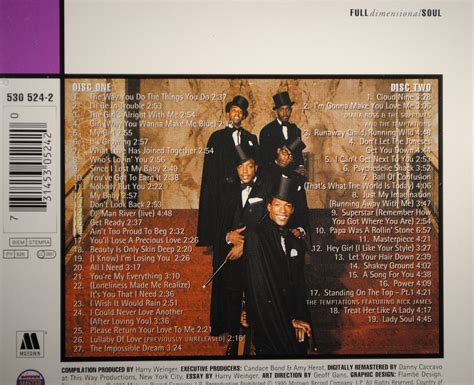 Temptations Anthology The Best Of The Temptations2cd