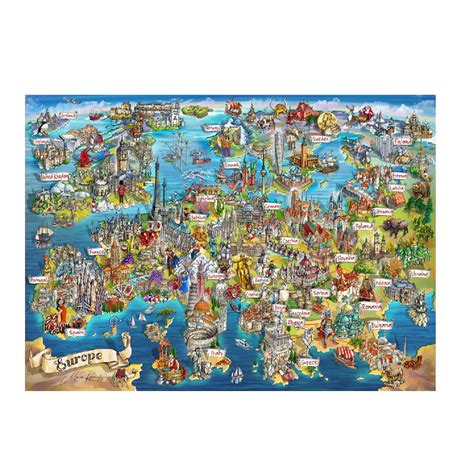 Puzzle Gibsons Puzzle De Piezas Explorando Europa Ref