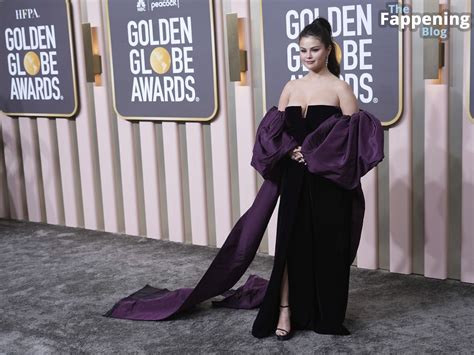 Selena Gomez Shows Off Her Sexy Boobs At The 80th Annual Golden Globe