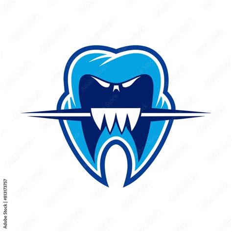 Create a high-resolution vector art illustration of a strong teeth ...