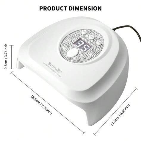 Lampe de polymérisation d ongles à 24 LED perlée sèche ongles à double