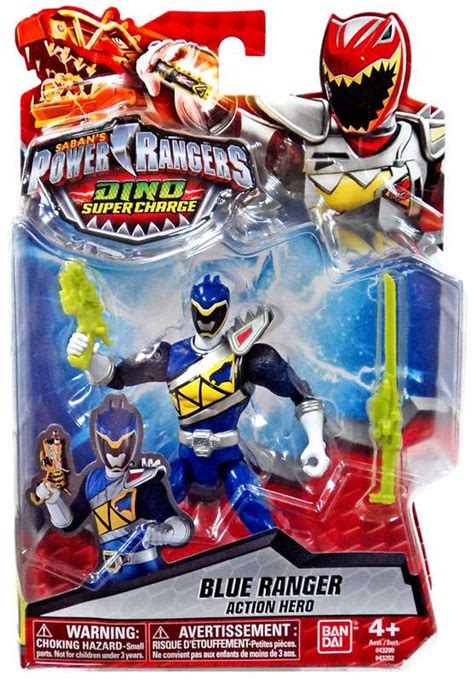 Power Rangers Dino Super Charge Blue Ranger Action Hero 5 Action Figure ...