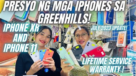 LEGIT AT MURANG BILIHAN NG IPHONES SA GREENHILLS Iphone XR AND IPHONE