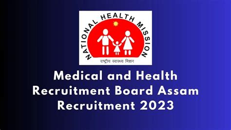 Exciting Opportunity MHRB Assam Recruitment 2023 Apply For Junior