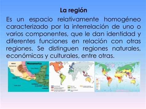 Categorias Del Espacio Geográfico