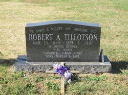 Robert A Tillotson Homenaje De Find A Grave