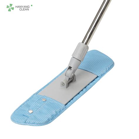 Class A Cleanroom Autoclavable Esd Mop With Stick Handle Mop Cloth