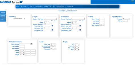 Landstar Loadboard Review Loads Kiwi