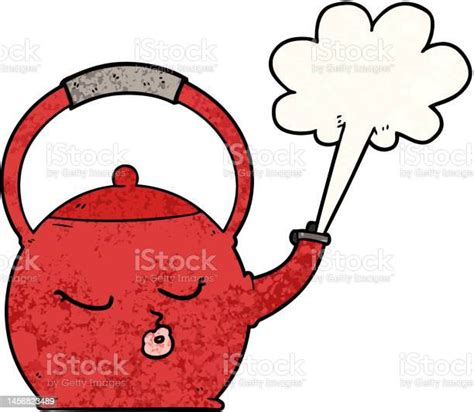 Cartoon Boiling Kettle Stock Illustration Download Image Now Art