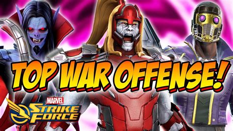 Best War Offense Teams In Marvel Strike Force March 2022 YouTube