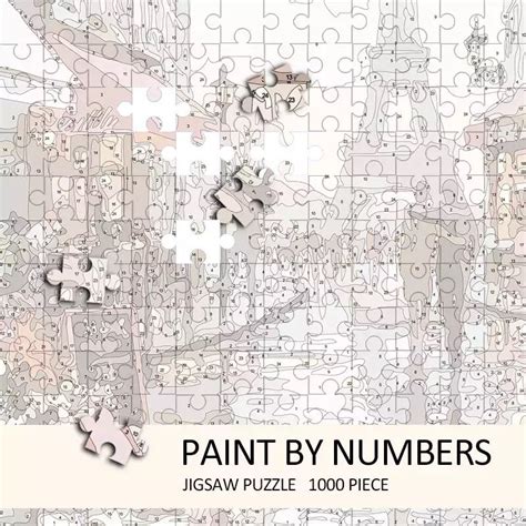 Painting By Numbers Jigsaw Puzzle For Adults Handpainted Oil Etsy