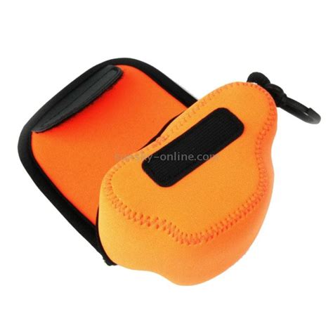 Neopine Neoprene Shockproof Soft Case Bag With Hook For Nikon 1 J4 Camera Orange