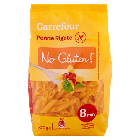 Carrefour Penne Rigate No Gluten 500 G Carrefour