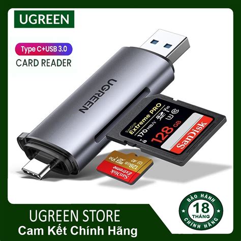 Ugreen 50704 50706 USB Type C Card Reader With OTG To Read Premium SD