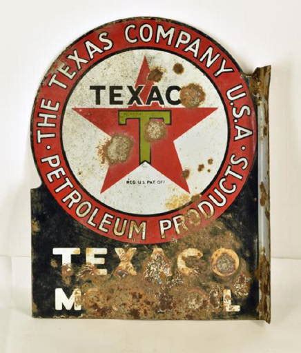 Vintage Texaco Advertising Sign