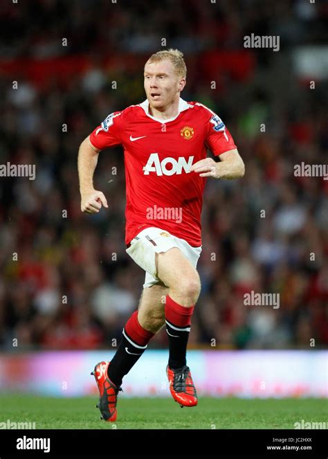 Paul Scholes Manchester United Fc Old Trafford Manchester England