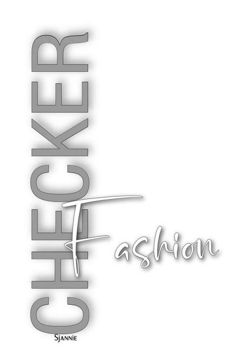 The Word Chicker Fashion Written In White And Gray