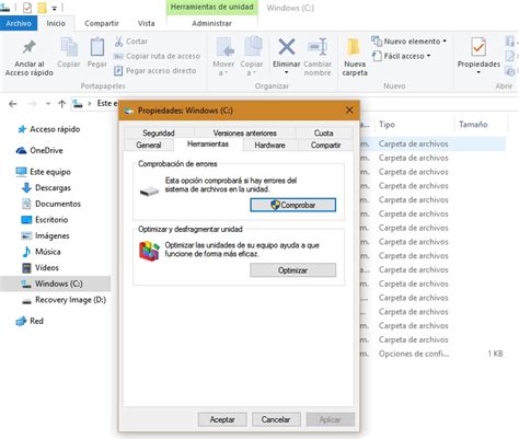 Cómo desfragmentar disco duro en Windows 10