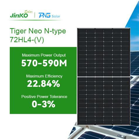 Jinko Tiger Neo Solar Module Hl V W Watt Mono Facial N Type