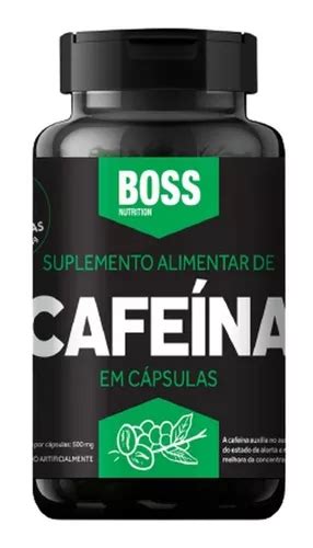 Cafeína 500 Mg 30 Potes 60 Cápsulas Gelatinosas