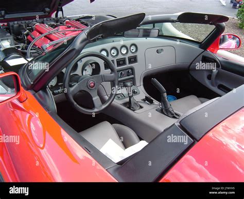 1992 Dodge Viper interior Stock Photo - Alamy