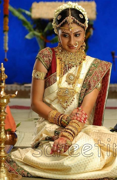 Traditional South Indian Bride Indian Bridal Outfits Indian Bride