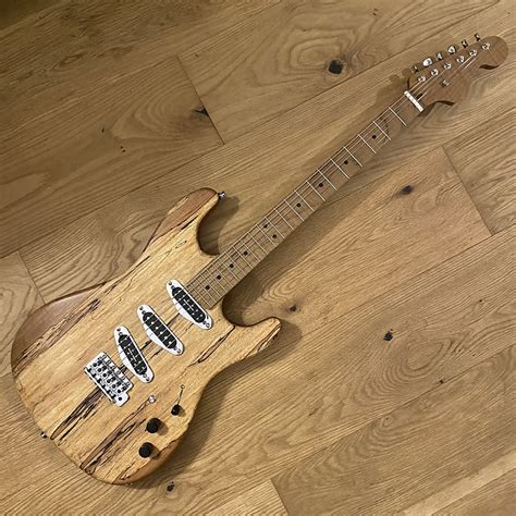 Warmoth Partscaster Stratocaster Spalted Maple Hsh Reverb