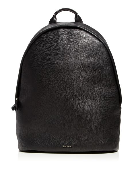 Lyst Paul Smith Leather Backpack In Black For Men